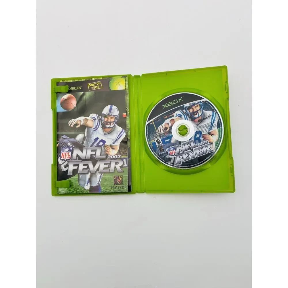 NFL Fever 2002 (Microsoft Xbox, 2001) Complete Tested Working - VG Condition CIB